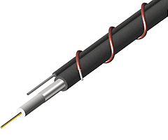 S-7C-HFL-SSF | 関西通信電線 | 支持線付同軸ケーブル | 100m